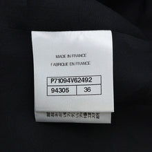 Load image into Gallery viewer, CHANEL Tweed Sleeveless Dress Size 36 BlackP71094 V62492 Cotton 35%, Viscose 31%, Polyamide 22%, Silk 7%, Polyester 5%