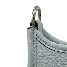 Load image into Gallery viewer, HERMES Evelyne Amazon Long Blue Pale/Etain Taurillon Clemence Size TPM