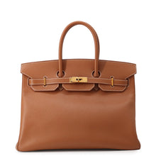Load image into Gallery viewer, HERMES Birkin Gold Courchevel Size 35