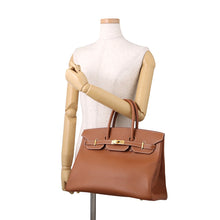 Load image into Gallery viewer, HERMES Birkin Gold Courchevel Size 35