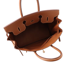 Load image into Gallery viewer, HERMES Birkin Gold Courchevel Size 35