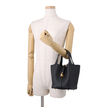 将图像加载到图库查看器中,HERMES Picotin Lock Black Taurillon Clemence Size PM