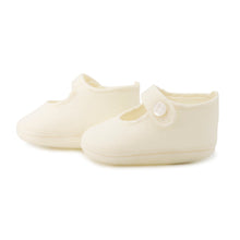 Load image into Gallery viewer, HERMES Baby shoes Ivory Linen100%