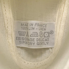 Load image into Gallery viewer, HERMES Baby shoes Ivory Linen100%