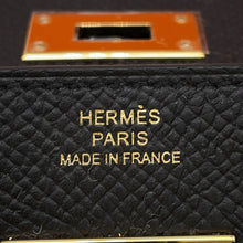 Load image into Gallery viewer, HERMES Kelly wallet long to go Black Epsom