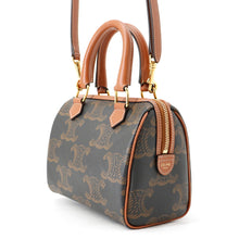 Load image into Gallery viewer, CELINE Small Boston Tan113772 PVC Leather Size Small