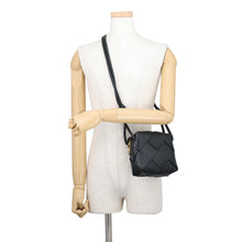 Load image into Gallery viewer, Bottega Veneta Maxi INTRECCIATO Mini Cassette Camera Bag Black701915VCQC28425 Lambskin