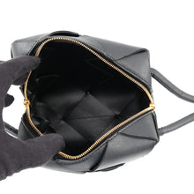 Load image into Gallery viewer, Bottega Veneta Maxi INTRECCIATO Mini Cassette Camera Bag Black701915VCQC28425 Lambskin