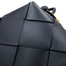 Load image into Gallery viewer, Bottega Veneta Maxi INTRECCIATO Mini Cassette Camera Bag Black701915VCQC28425 Lambskin