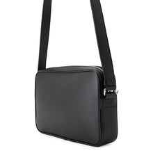 将图像加载到图库查看器中,CELINE logo messenger bag Black194503DOT Leather