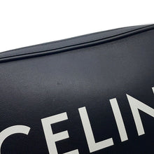 将图像加载到图库查看器中,CELINE logo messenger bag Black194503DOT Leather