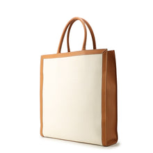 Load image into Gallery viewer, CELINE Vertical hippopotamus Natural/Tan190402BNZ Canvas Leather Size Large