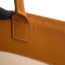 Load image into Gallery viewer, CELINE Vertical hippopotamus Natural/Tan190402BNZ Canvas Leather Size Large