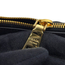 Load image into Gallery viewer, PRADA Shoulder Bag with Triangle Logo Black1BC238 Leather