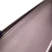 Load image into Gallery viewer, PRADA Zip Around Long Wallet Gray Beige2ML059 Leather