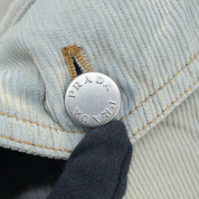 将图像加载到图库查看器中,PRADA Corduroy Blouson Jacket Size L Light BlueGEB227 Cotton100%