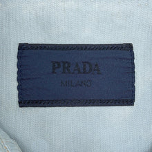 将图像加载到图库查看器中,PRADA Corduroy Blouson Jacket Size L Light BlueGEB227 Cotton100%