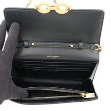 Load image into Gallery viewer, SAINT LAURENT PARIS LE MAILLON WALLET Chain Wallet Black696608 Leather