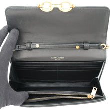 Load image into Gallery viewer, SAINT LAURENT PARIS LE MAILLON WALLET Chain Wallet Black738109 Leather