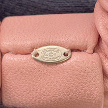 Load image into Gallery viewer, CHANEL CC Logo Ribbon Scrunchie Pink Lambskin