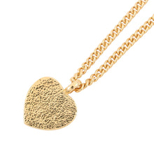 Load image into Gallery viewer, CHANEL Heart CC Logo Necklace BlackABG318 Gold Plated Enamel Rhinestone