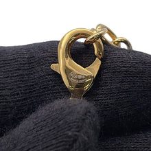 Load image into Gallery viewer, CHANEL Heart CC Logo Necklace BlackABG318 Gold Plated Enamel Rhinestone