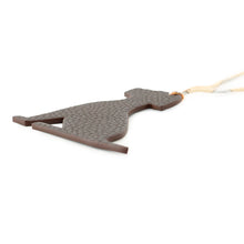 Load image into Gallery viewer, HERMES Petit H Labrador Dog Bag Charm Chocolat/Blue Atoll Togo Leather Chevre Myzore Goatskin