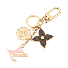 Load image into Gallery viewer, LOUIS VUITTON Keychain Spring Street Brown/PinkM01187 Gold Plated Monogram・Canvas