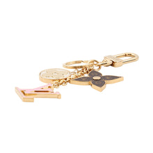 Load image into Gallery viewer, LOUIS VUITTON Keychain Spring Street Brown/PinkM01187 Gold Plated Monogram・Canvas