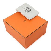 Load image into Gallery viewer, HERMES Neo Garden Feu/Gold Toile Officier Negonda Leather Size 23