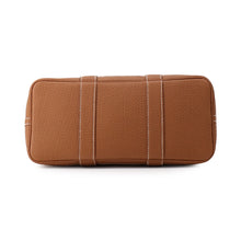 Load image into Gallery viewer, HERMES Garden Party Verso Gold/Magnolia Toile Officier Negonda Leather Size TPM