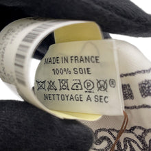 Load image into Gallery viewer, HERMES Twilly Boucle BOUCLES ET MAILLONS White / Anthracite / Encre Silk100%