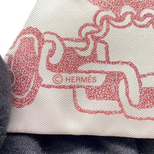 Load image into Gallery viewer, HERMES Twilly Boucle BOUCLES ET MAILLONS Greige / Brique / Orange Silk100%