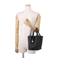 将图像加载到图库查看器中,HERMES Picotin Lock Black Taurillon Clemence Size PM