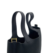 将图像加载到图库查看器中,HERMES Picotin Lock Black Taurillon Clemence Size PM
