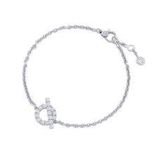 Load image into Gallery viewer, HERMES Finesse Bracelet Size STH219410B 00ST 18K White Gold