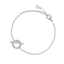 Load image into Gallery viewer, HERMES Finesse Bracelet Size STH219410B 00ST 18K White Gold