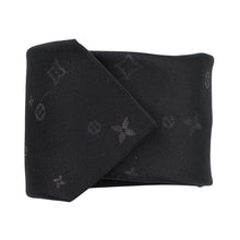 将图像加载到图库查看器中,LOUIS VUITTON LV Starry Night Necktie Size 7CM NoirM79089 90% Silk, 10% Lurex
