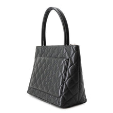 Load image into Gallery viewer, CHANEL Medallion Tote BlackA01804 Caviar Leather