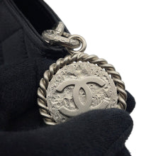 Load image into Gallery viewer, CHANEL Medallion Tote BlackA01804 Caviar Leather
