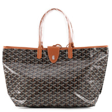 将图像加载到图库查看器中,GOYARD Saint Louis with clip Black/TanSTLCROPMLTY01CL03P PVC Leather Size PM