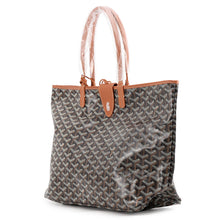 将图像加载到图库查看器中,GOYARD Saint Louis with clip Black/TanSTLCROPMLTY01CL03P PVC Leather Size PM