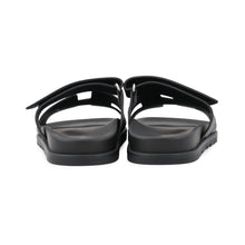 Load image into Gallery viewer, HERMES Sandals Chypre BlackH222100Z Calf Leather Size 38