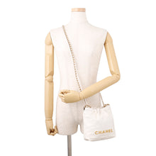 Load image into Gallery viewer, CHANEL CHANEL22 ChainShoulder WhiteAS3980 Shiny Calf Leather Size Mini