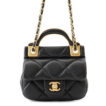 Load image into Gallery viewer, CHANEL Matelasse ChainShoulder Bag BlackAP2271 Lambskin