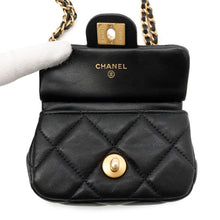 Load image into Gallery viewer, CHANEL Matelasse ChainShoulder Bag BlackAP2271 Lambskin