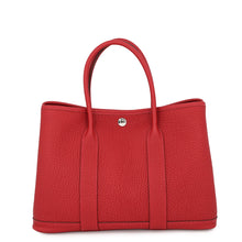 将图像加载到图库查看器中,HERMES Garden Party Rouge Piman Negonda Leather Size TPM
