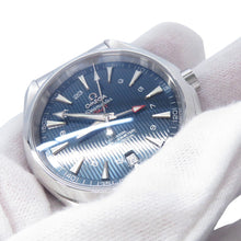 Load image into Gallery viewer, OMEGA Seamaster Aqua Terra Co-Axial GMT W43mm Stainless Steel Blue Dial231.10.43.22.03.001
