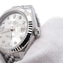 将图像加载到图库查看器中,ROLEX Lady-Datejust W28mm Stainless Steel 18KWG Silver Dial279174G