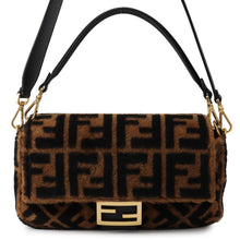 将图像加载到图库查看器中,FENDI Zucca mamma bucket Brown/Black8BR600 Fur Leather